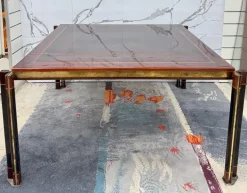 Pamono Large Modern Dining Table by Paolo Barracchia for Roman Deco, 1970s Hot