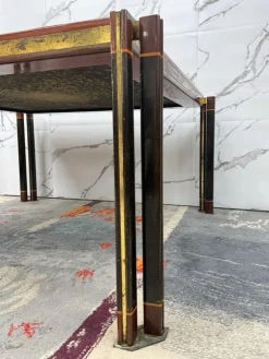 Pamono Large Modern Dining Table by Paolo Barracchia for Roman Deco, 1970s Hot