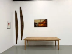 Pamono Large Oak Dining Table, 1950s Best