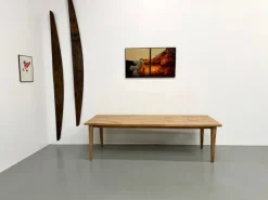 Pamono Large Oak Dining Table, 1950s Best