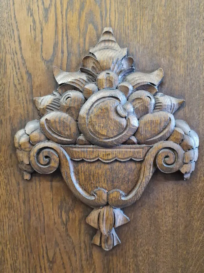 Pamono Large Oak Display Buffet New