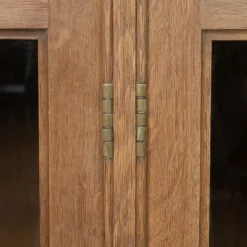 Pamono Large Oak Display Case, Early 20th Century