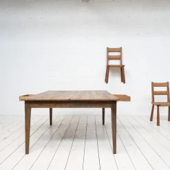 Pamono Large Oak Farmhouse Table, 1900 Best