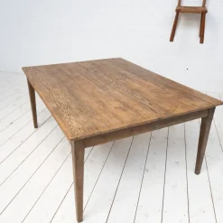 Pamono Large Oak Farmhouse Table, 1900 Best