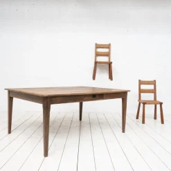 Pamono Large Oak Farmhouse Table, 1900 Best