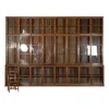 Pamono Large Oak Glazed Haberdashery Bookcase Cabinet, 1890 Clearance