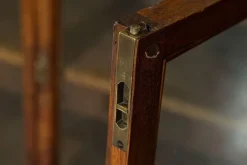 Pamono Large Oak Glazed Haberdashery Bookcase Cabinet, 1890 Clearance