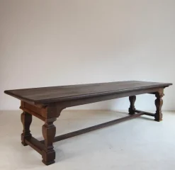 Pamono Large Oak Refectory Dining Table Best