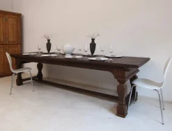 Pamono Large Oak Refectory Dining Table Best