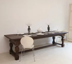 Pamono Large Oak Refectory Dining Table Best