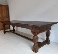 Pamono Large Oak Refectory Dining Table Best