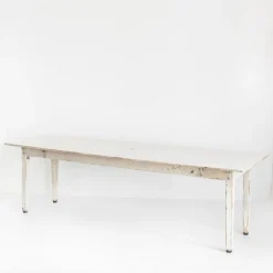 Pamono Large Patinated Workshop Table, 1950s Discount