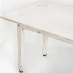 Pamono Large Patinated Workshop Table, 1950s Discount
