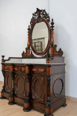 Pamono Large Romantic Dressing Table, 19th Century Hot