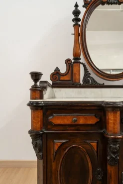 Pamono Large Romantic Dressing Table, 19th Century Hot