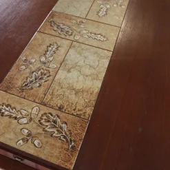 Pamono Large Rosewood and Ceramic Dining Table, 1970s New