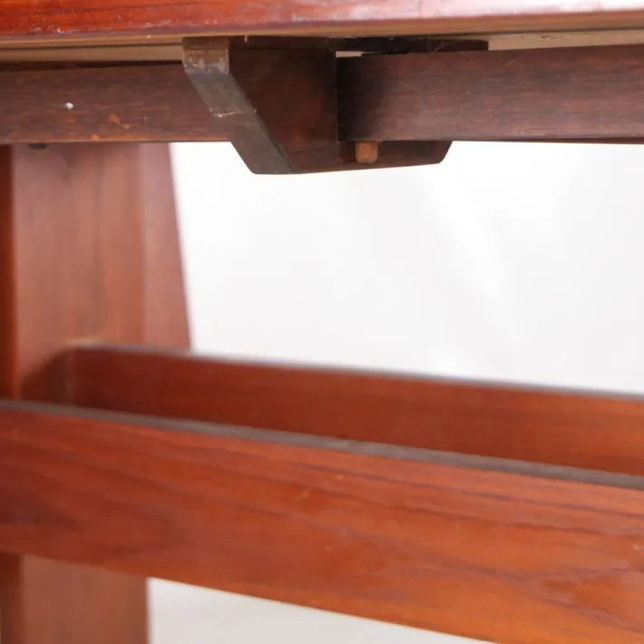 Pamono Large Rosewood and Ceramic Dining Table, 1970s New