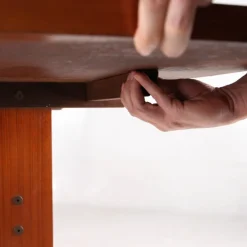 Pamono Large Rosewood and Ceramic Dining Table, 1970s New