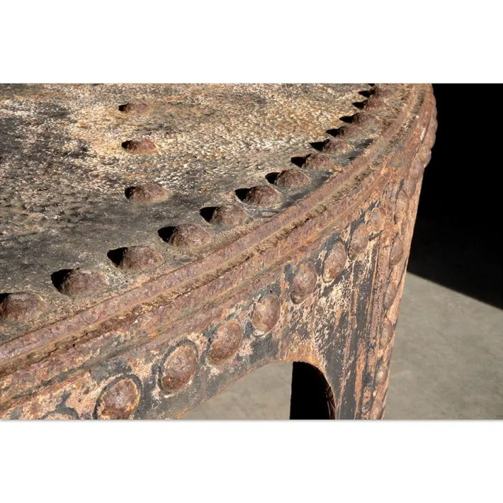 Pamono Large Round Cast Iron Table Discount