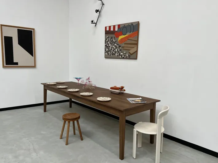 Pamono Large Solid Ash Farm Table Online