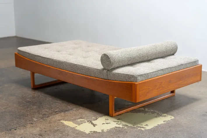 Pamono Large Teak Daybed by Bernhard Pedersen & Søn, 1970s Hot