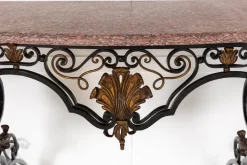 Pamono Large 19th Century French Wrought Iron Console Sale