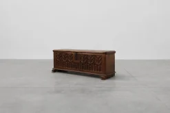 Pamono Large 16th Century Gothic Carved Oak Chest, France Discount