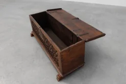 Pamono Large 16th Century Gothic Carved Oak Chest, France Discount