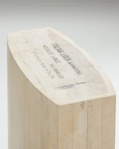 Pamono Large Travertine and Brass Dining Table, 1970s Hot