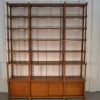 Pamono Large Turned Wood Bookcase, 1970s Discount