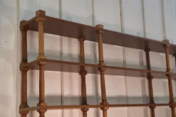 Pamono Large Turned Wood Bookcase, 1970s Discount