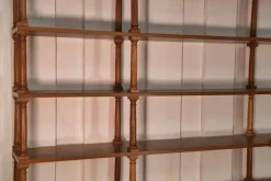 Pamono Large Turned Wood Bookcase, 1970s Discount