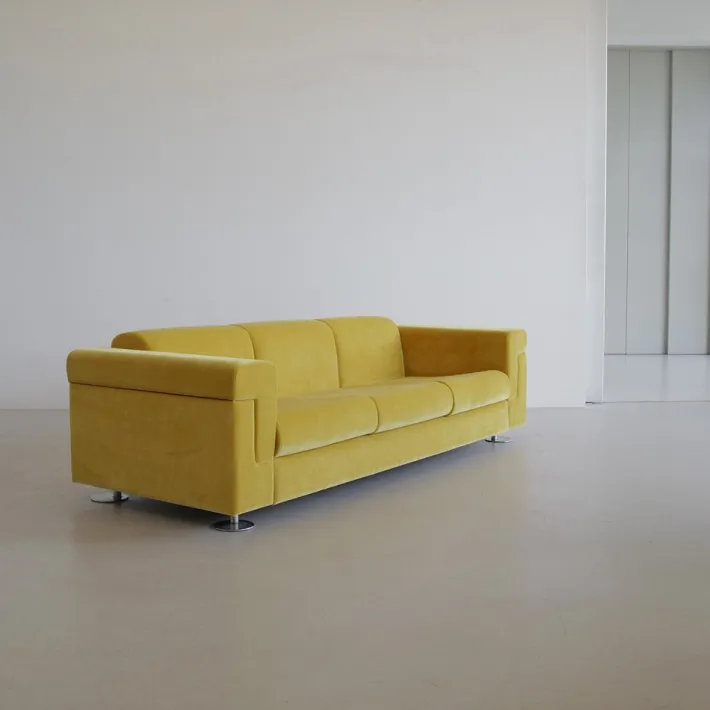 Pamono Large Vintage D120 Sofa by Valeria Borsani and Alfredo Bonetti for Tecno Milano, 1966 New