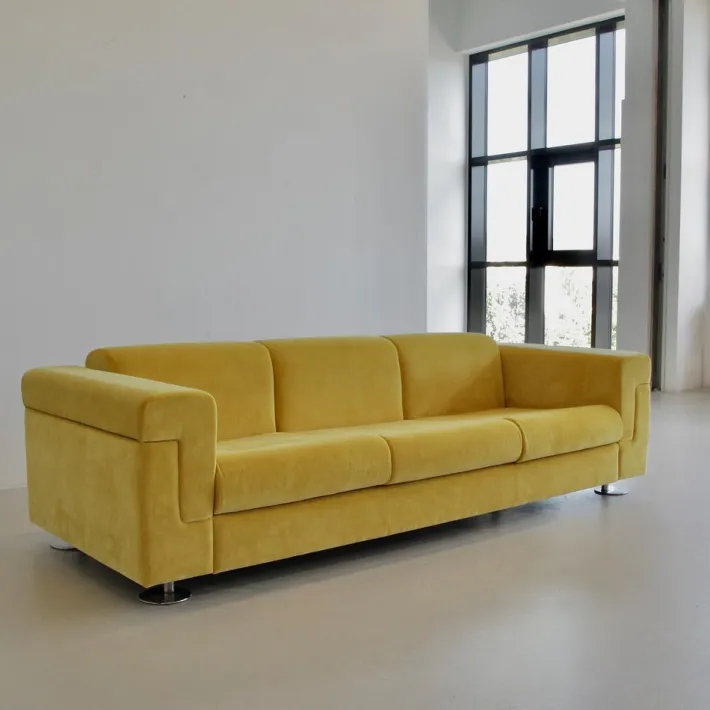 Pamono Large Vintage D120 Sofa by Valeria Borsani and Alfredo Bonetti for Tecno Milano, 1966 New