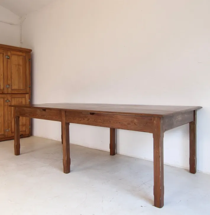 Pamono Large Vintage Dining Table, 1920s Online