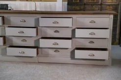 Pamono Large Vintage Drawer Craft Cabinet in Fir, 1950s Hot