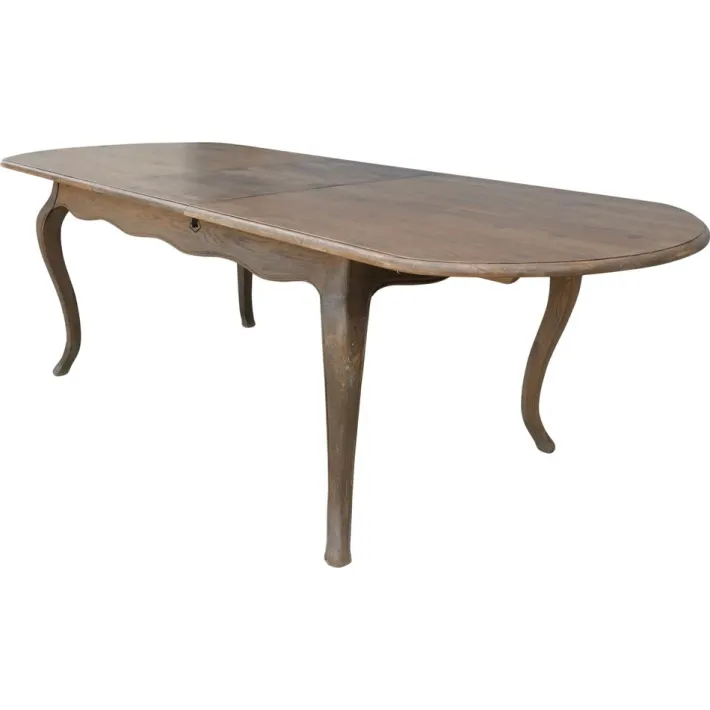 Pamono Large Vintage French Elm Extending Dining Table, 1960 Best