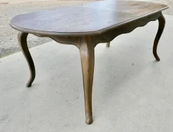 Pamono Large Vintage French Elm Extending Dining Table, 1960 Best