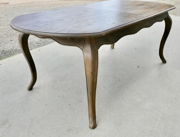 Pamono Large Vintage French Elm Extending Dining Table, 1960 Best