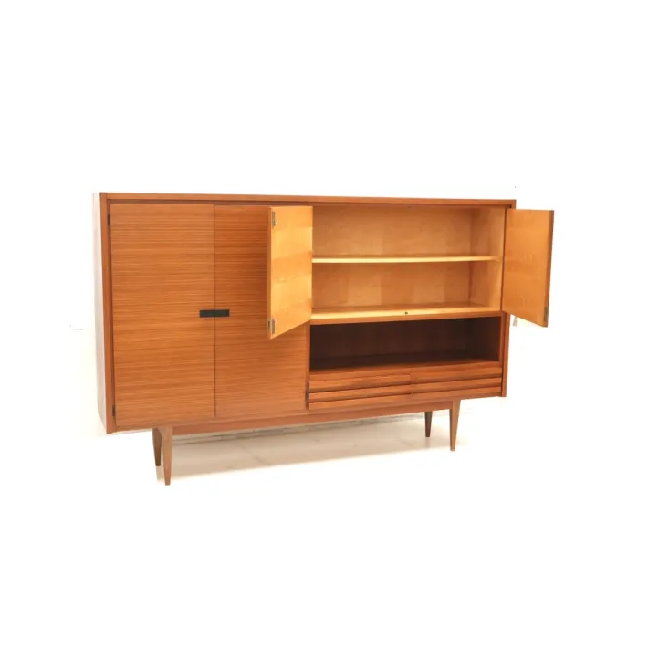 Pamono Large Vintage Highboard in Teak, 1960s