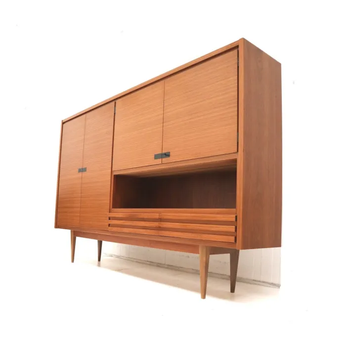 Pamono Large Vintage Highboard in Teak, 1960s