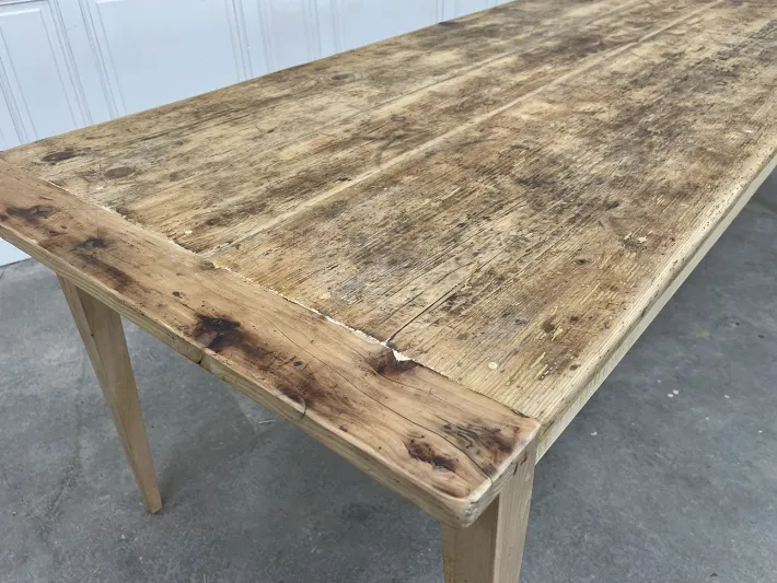 Pamono Large Vintage Pine Table, 1940s Outlet