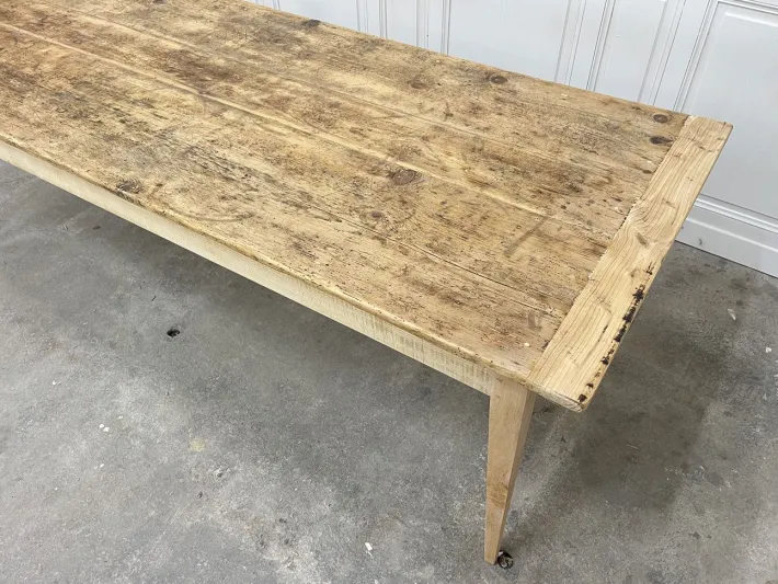 Pamono Large Vintage Pine Table, 1940s Outlet
