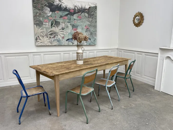 Pamono Large Vintage Pine Table, 1940s Outlet