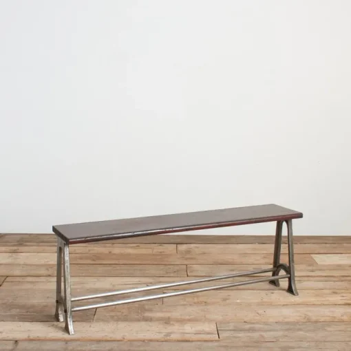 Pamono Large Vintage School Locker Room Storage Bench, 1950s Online