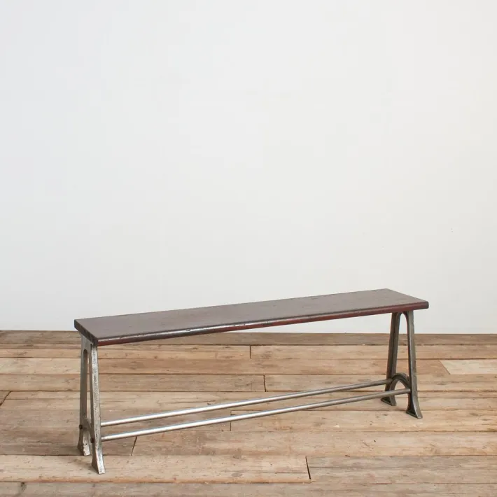 Pamono Large Vintage School Locker Room Storage Bench, 1950s Online