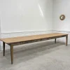 Pamono Large Vintage Table with Honey Patina, 1940s