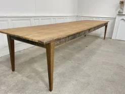 Pamono Large Vintage Table with Honey Patina, 1940s
