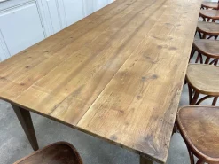 Pamono Large Vintage Table with Honey Patina, 1940s