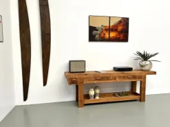 Pamono Large Vintage Workbench in Oak, 1970s New